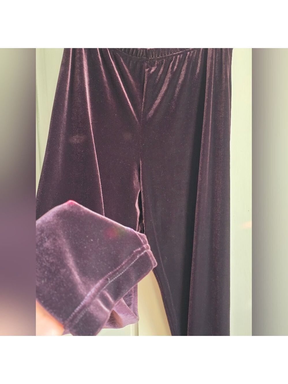 Sigrid Olsen Velvet Tunic Top and Pants Set Size S - Picture 5 of 16